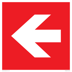 Left arrow (white on red background)